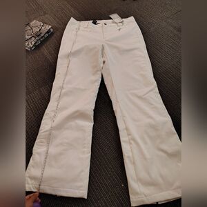 Elegant Cream Women's Pants